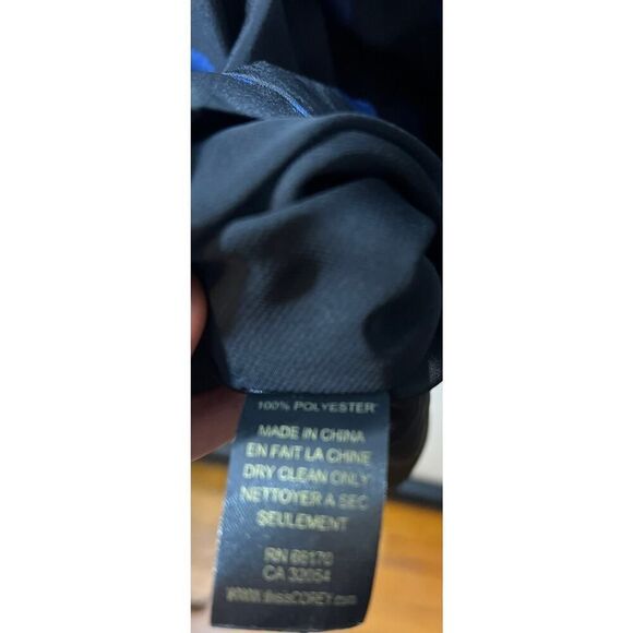 Anthropologie Corey Lynn Calter Black and Purple Dress Sz. 6 - Picture 8 of 8